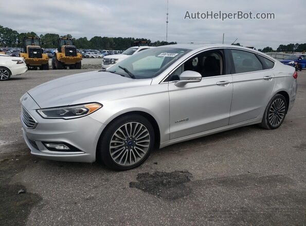 3FA6P0RU4JR128504 2018 FORD FUSION Silver Tył lewy