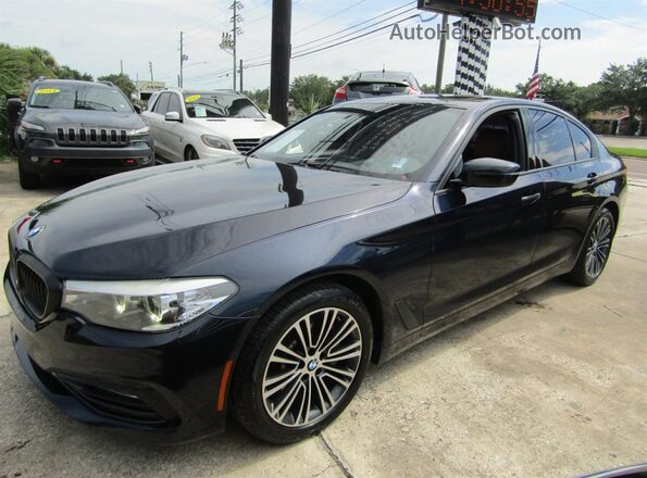 WBAJE5C55JWA968XX 2018 BMW OTHER Blue Vista tres cuartos delantera izquierda