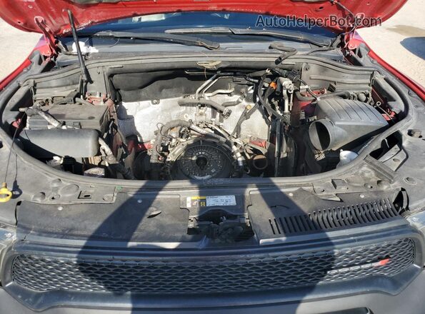 1C4SDHCT2JC248039 2018 DODGE DURANGO Red VIN კოდის სტიკერის ხედი