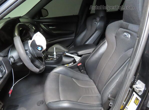 WBS8M9C57G5D31217 2016 BMW M3 Black უკანა სავარძლების ხედი