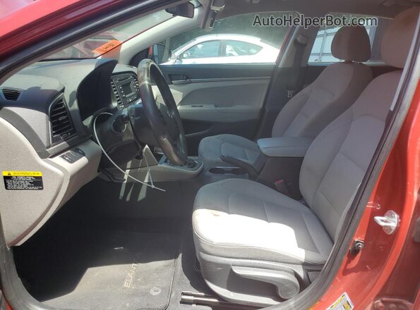 5NPD74LF5JH314462 2018 HYUNDAI ELANTRA Red Widok deski rozdzielczej