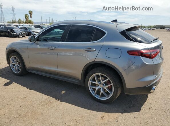 ZASFAKBNXJ7B98405 2018 ALFA ROMEO STELVIO Gray Задня права чверть