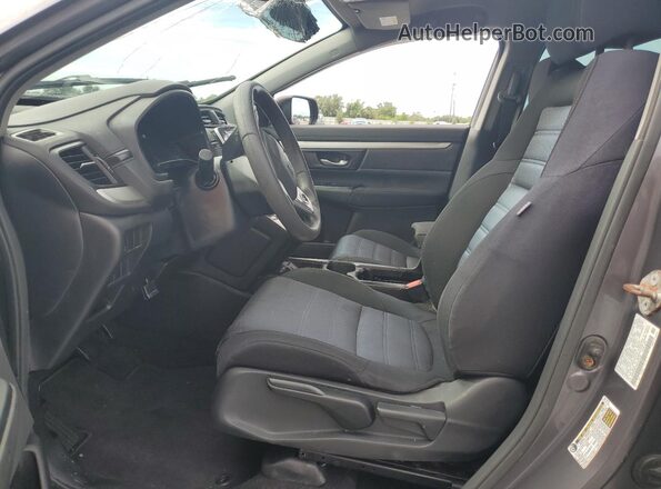 2HKRW5H34JH424335 2018 HONDA CRV Gray Dashboard view