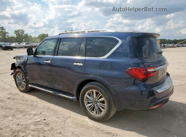 JN8AZ2NF3J9660344 2018 INFINITI QX80 Blue Задня права чверть