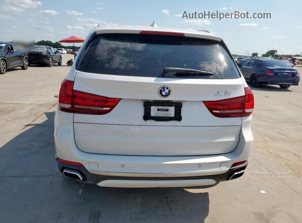 5UXKR2C51J0X09487 2018 BMW X5 Белый Вид салона спереди
