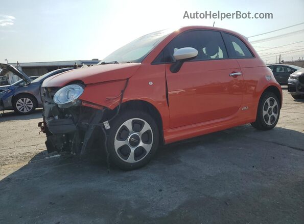 3C3CFFGE7GT136174 2016 FIAT 500 Orange Vista tres cuartos delantera izquierda