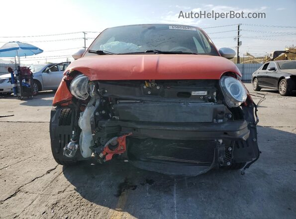 3C3CFFGE7GT136174 2016 FIAT 500 Orange Vista frontal