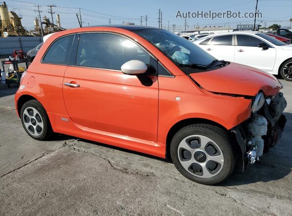 3C3CFFGE7GT136174 2016 FIAT 500 Orange Delantero derecho