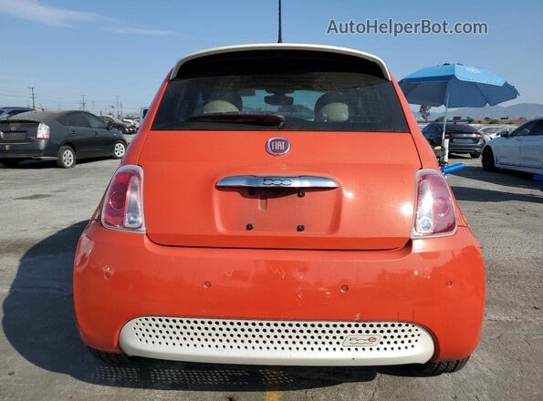 3C3CFFGE7GT136174 2016 FIAT 500 Orange Vista trasera