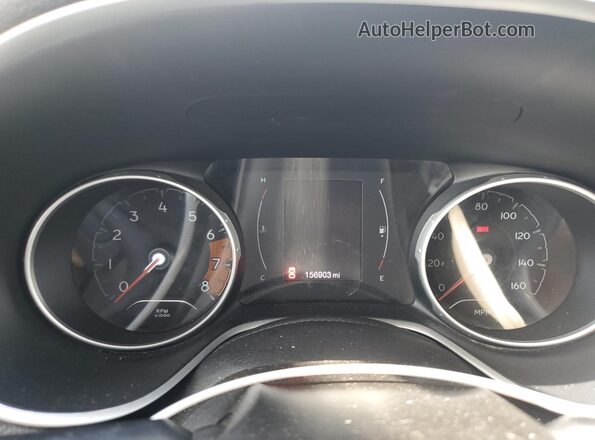 3C4NJCAB3JT212898 2018 JEEP COMPASS Red Вид щитка приладів