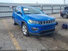 2020 Jeep Compass Latitude Fwd Blue vin: 3C4NJCBB1LT154744
