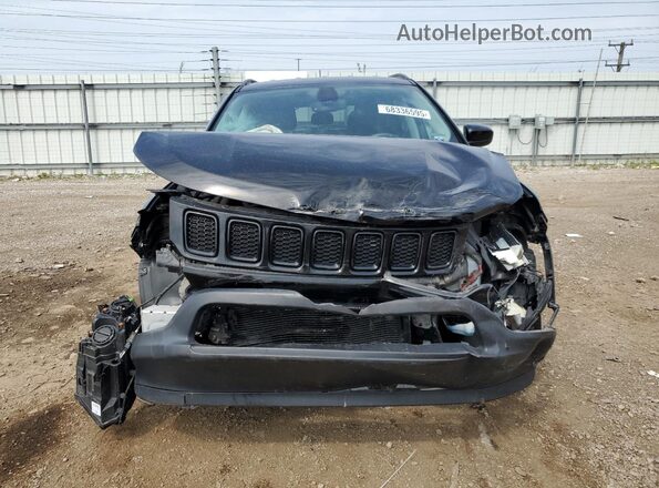 3C4NJCBB3JT461314 2018 JEEP COMPASS Black წინა ხედი