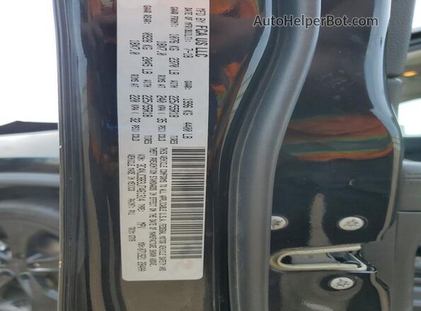 3C4NJCBB3JT461314 2018 JEEP COMPASS Black VIN კოდის სტიკერის ხედი