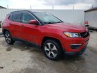 2018 Jeep Compass Latitude Red vin: 3C4NJCBBXJT266553