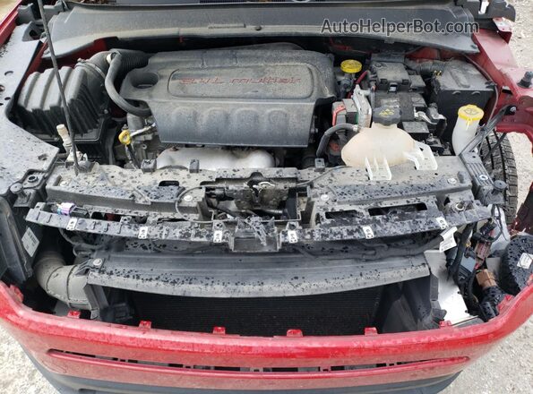 3C4NJCBBXJT266553 2018 JEEP COMPASS Red Engine compartment view
