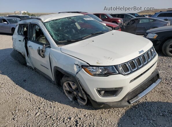 3C4NJCC84KT660064 2019 JEEP COMPASS Белый Передняя правая четверть