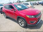 2021 Jeep Compass Limited Fwd Red vin: 3C4NJCCB6MT526465