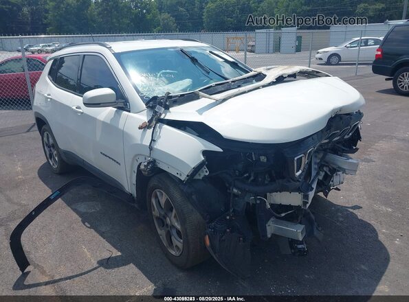 3C4NJCCBXMT528185 2021 JEEP COMPASS Белый Передняя правая четверть