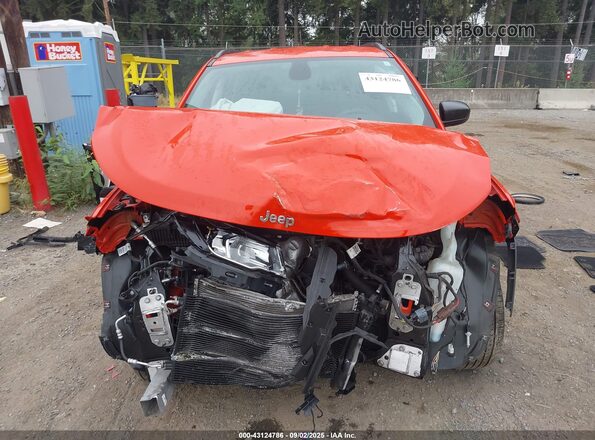 3C4NJDABXJT457154 2018 JEEP COMPASS Red Սալոնի հետևի տեսք