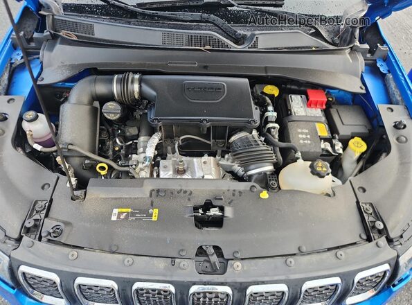 3C4NJDANXPT543406 2023 JEEP COMPASS Blue Engine compartment view