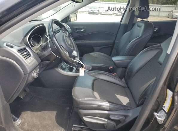 3C4NJDBB0JT482207 2018 JEEP COMPASS Black Vista interior delantera
