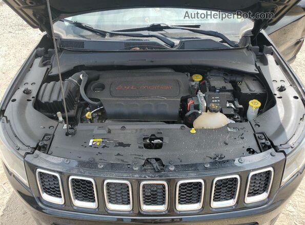 3C4NJDBB0JT482207 2018 JEEP COMPASS Black Vista interior trasera