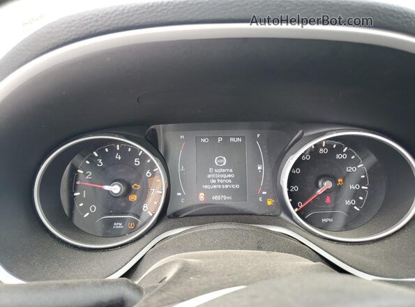 3C4NJDBB0JT482207 2018 JEEP COMPASS Black Vista del cuadro de instrumentos