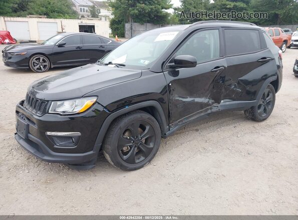 3C4NJDBB1JT492552 2018 JEEP COMPASS Black წინა მარცხენა ხედი სამი მეოთხედიდან