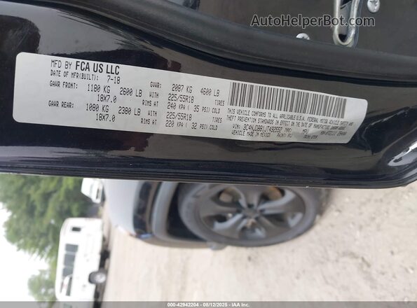 3C4NJDBB1JT492552 2018 JEEP COMPASS Black ძრავის განყოფილების ხედი