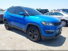 2021 Jeep Compass Altitude 4x4 Blue vin: 3C4NJDBB2MT592745