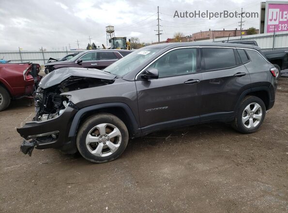 3C4NJDBB3JT392453 2018 JEEP COMPASS Gray Vista tres cuartos delantera izquierda