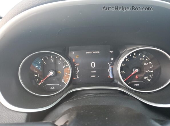 3C4NJDBB5JT256650 2018 JEEP COMPASS Silver Սարքավորումների վահանակի տեսք