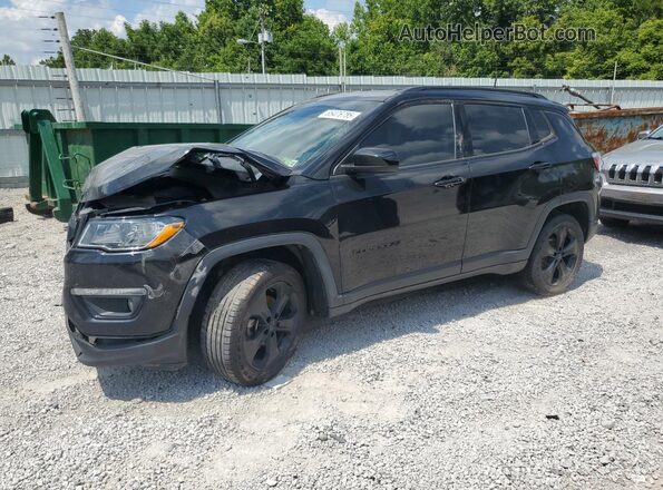 3C4NJDBB5JT394947 2018 JEEP COMPASS Black Przód lewy