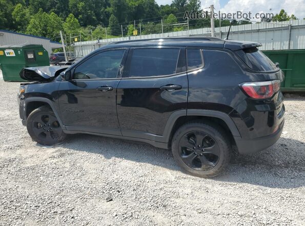 3C4NJDBB5JT394947 2018 JEEP COMPASS Black Tył lewy