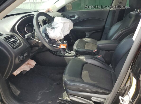 3C4NJDBB5JT394947 2018 JEEP COMPASS Black Widok wnętrza z przodu