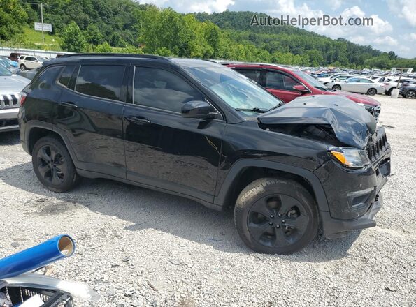 3C4NJDBB5JT394947 2018 JEEP COMPASS Black Przód prawy