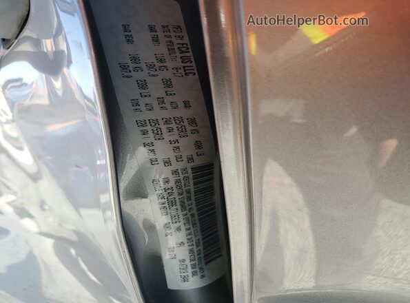 3C4NJDBB6JT116316 2018 JEEP COMPASS Серебряный Вид наклейки с VIN-кодом