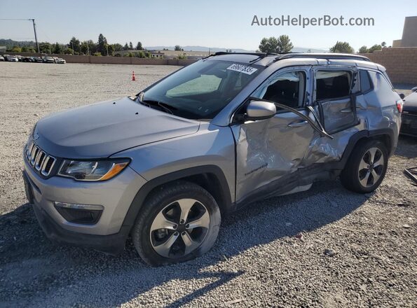 3C4NJDBB6JT116316 2018 JEEP COMPASS Серебряный Передняя левая четверть
