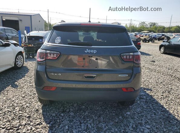 3C4NJDBB6JT153222 2018 JEEP COMPASS Gray Vista trasera