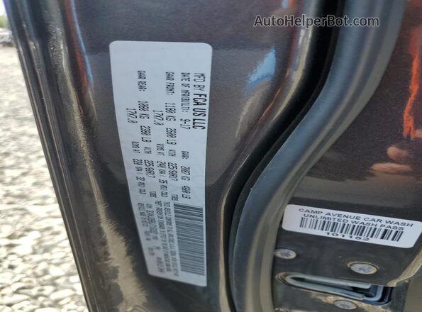 3C4NJDBB6JT153222 2018 JEEP COMPASS Gray Vista de la etiqueta del VIN