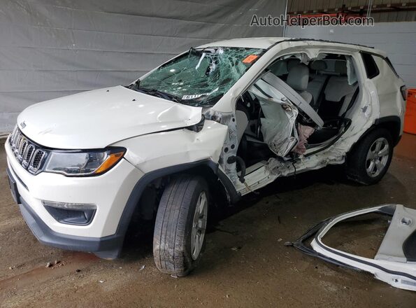 3C4NJDBB9JT230438 2018 JEEP COMPASS White Vista tres cuartos delantera izquierda