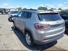 2018 Jeep Compass Latitude 4x4 Silver vin: 3C4NJDBBXJT417493