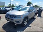 2018 Jeep Compass Latitude 4x4 Silver vin: 3C4NJDBBXJT417493