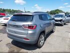 2018 Jeep Compass Latitude 4x4 Silver vin: 3C4NJDBBXJT417493