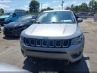 2018 Jeep Compass Latitude 4x4 Silver vin: 3C4NJDBBXJT417493