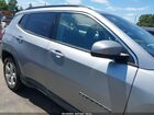 2018 Jeep Compass Latitude 4x4 Silver vin: 3C4NJDBBXJT417493