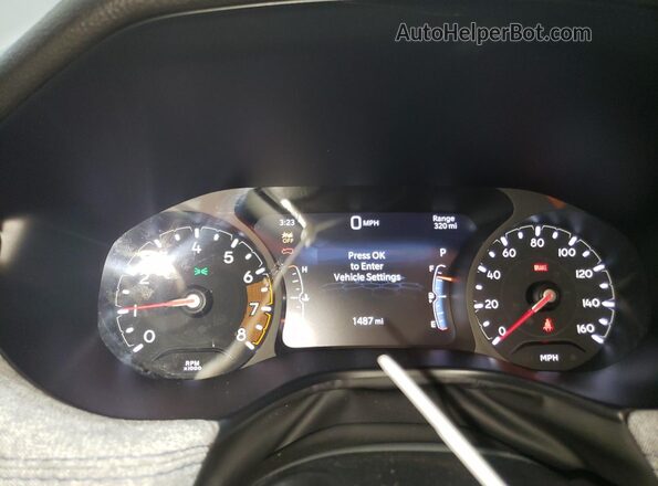 3C4NJDBN2ST539230 2025 JEEP COMPASS Silver Вид щитка приладів