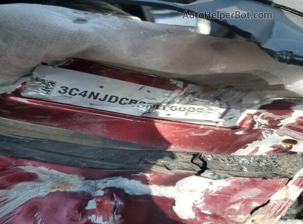 3C4NJDCB3MT603539 2021 JEEP COMPASS Burgundy Вид підкапотного простору
