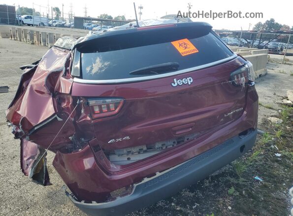 3C4NJDCB3MT603539 2021 JEEP COMPASS Burgundy 