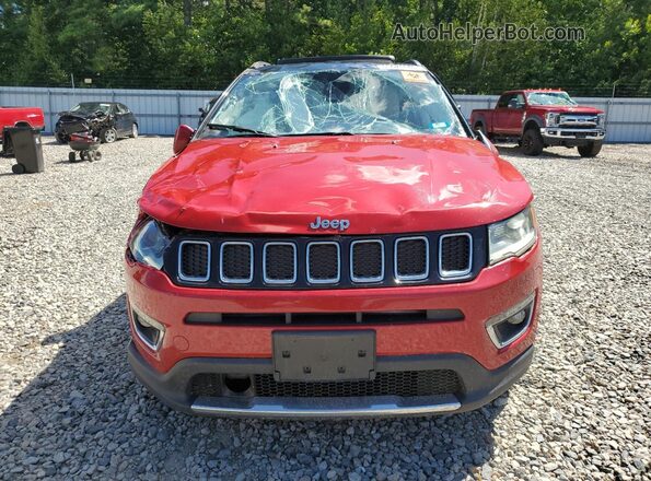 3C4NJDCB6JT143918 2018 JEEP COMPASS Красный Вид спереди